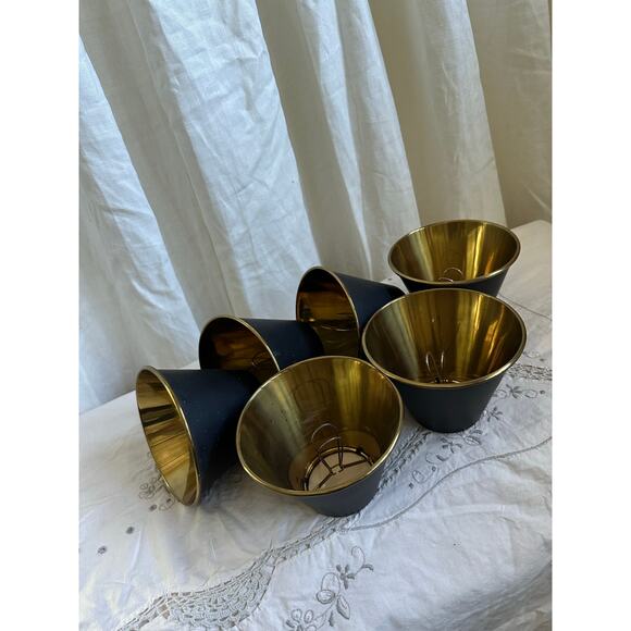 Bouillotte Style Brass Mini Candelabra Bulb Clip On Chandelier Shades set - Picture 9 of 16